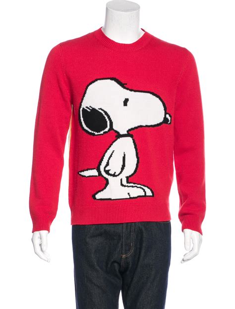 red gucci snoopy sweater|Gucci 2016 x Peanuts Snoopy Pullover .